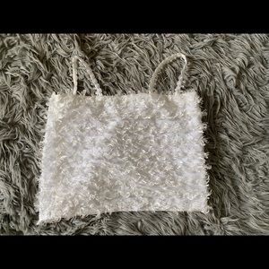 New Feather Crop Top